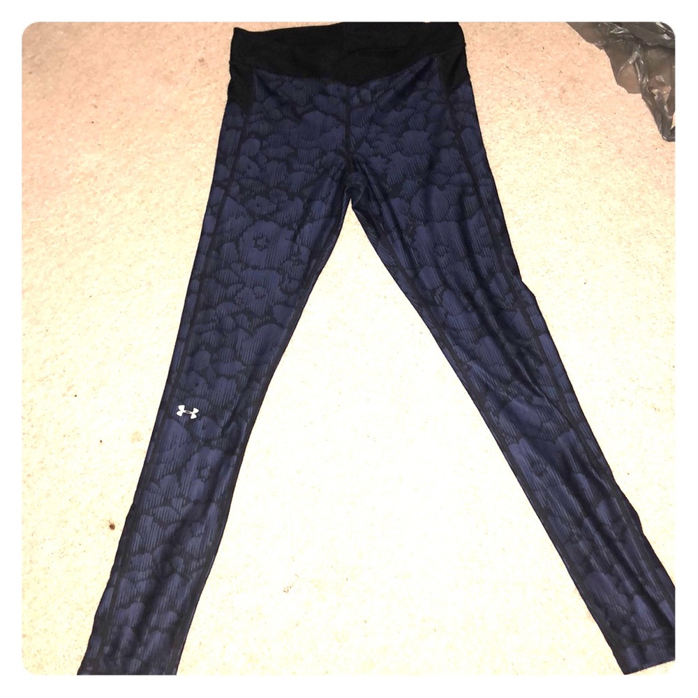 Purple pattern under armor leggings